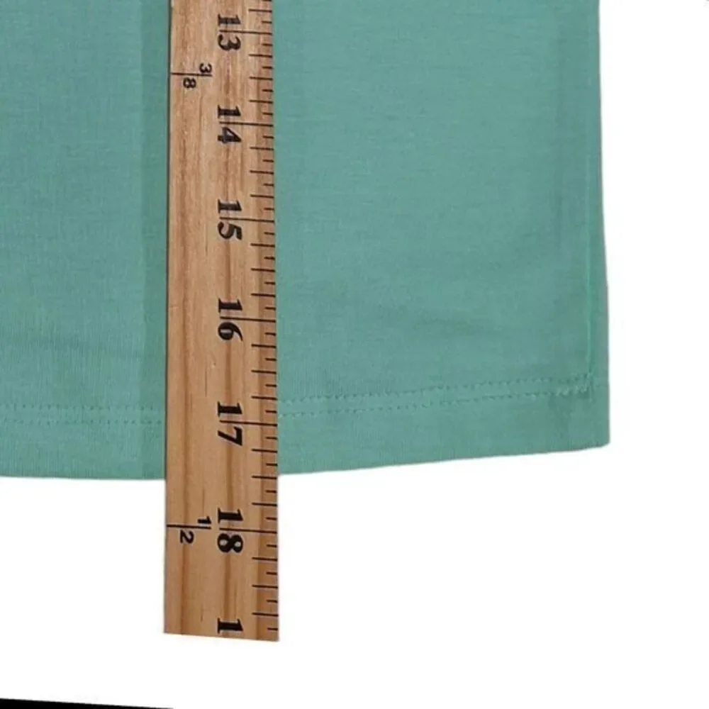 New 3 piece set of blouse and shorts‎ for girl pink/Green size 7/8